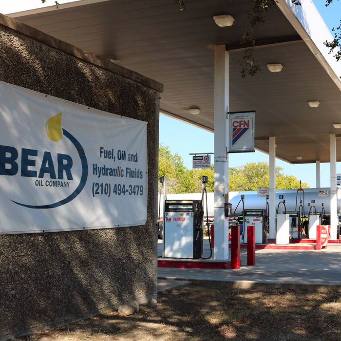 fueling at Bear Oil pump