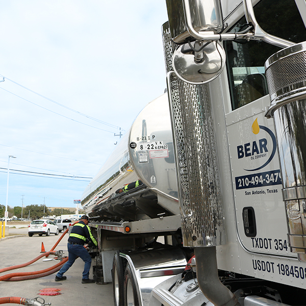 Bear Oil delivering fuel
