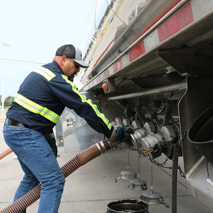 Bear Oil delivering fuel