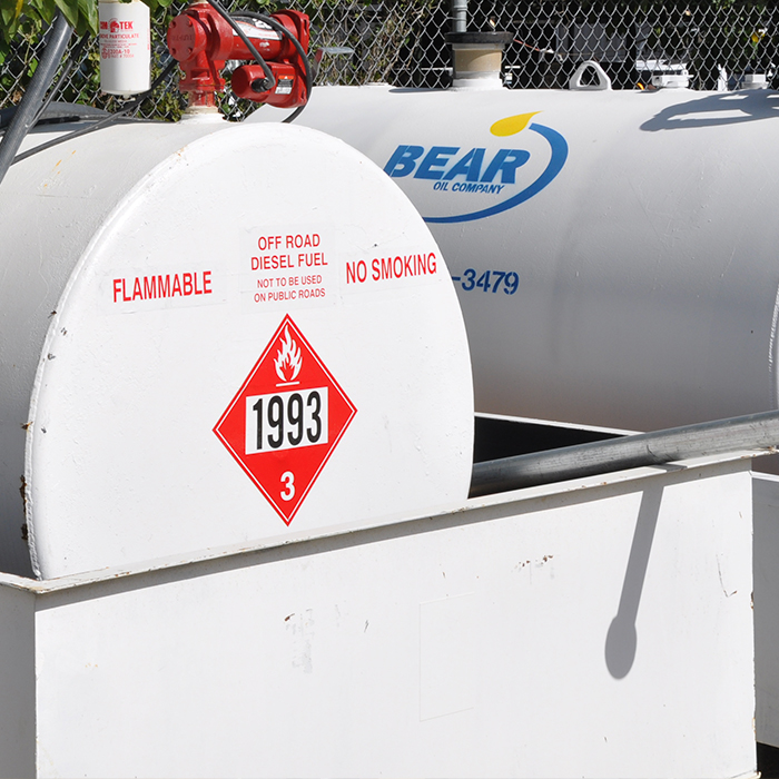 Bear Oil tanks