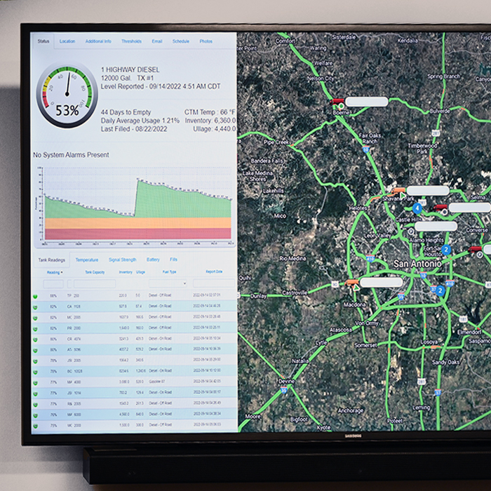 Bear Oil Dispatch for tank monitoring system